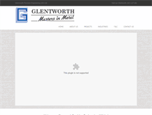 Tablet Screenshot of glentworth.co.uk